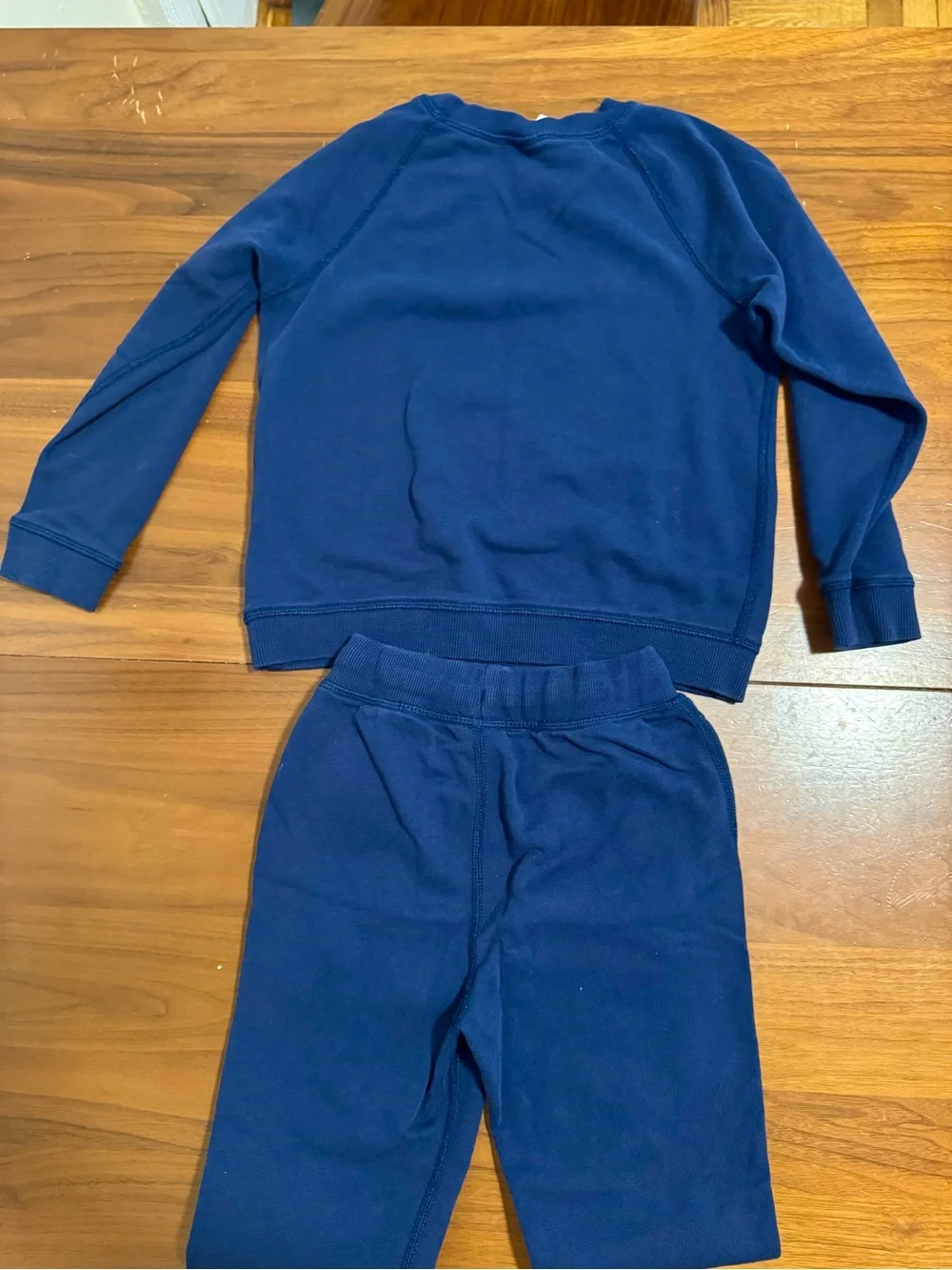 Hanna Andersson Navy Blue Cookie Character Sweatshirt & Joggers